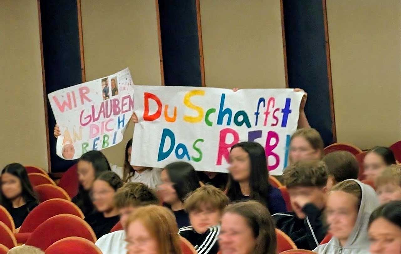 Support aus dem Publikum!