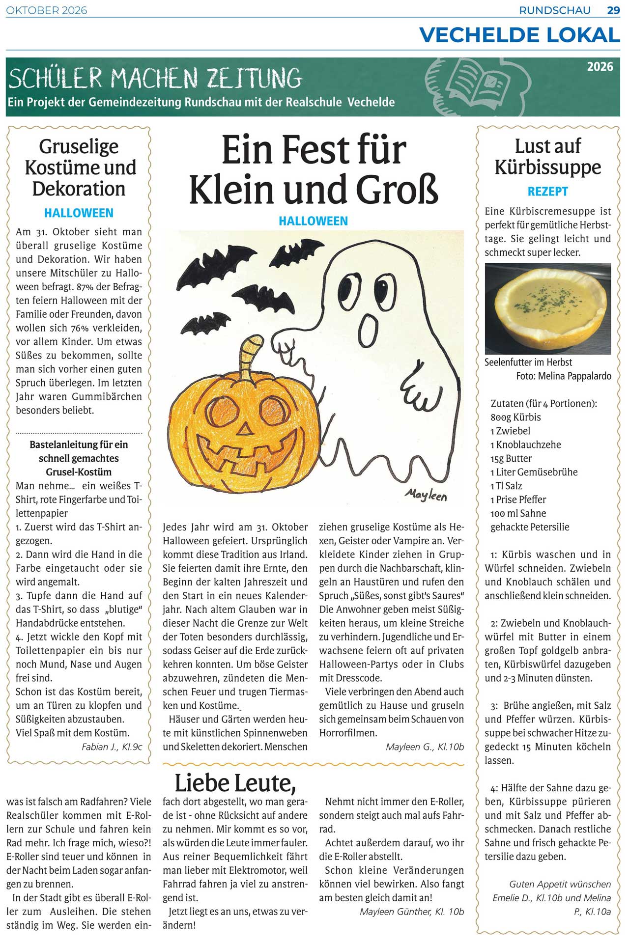 Rundschau Oktober 1