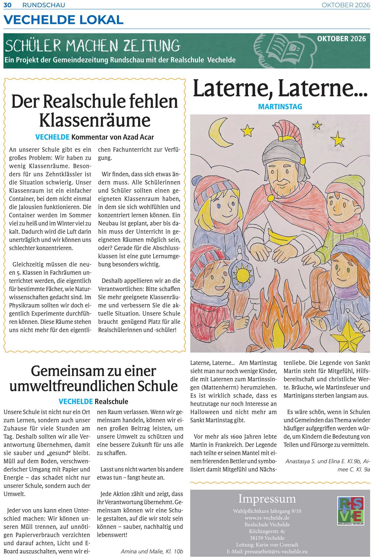 Rundschau Oktober 2
